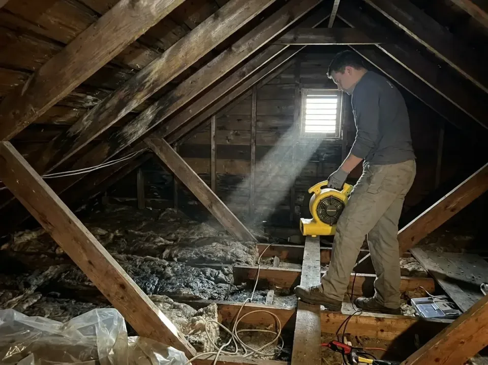 attic-water-damage-drying-proc-007 — frequently asked questions, Emergency Water Extraction & 24/7 Flood Response in Tashua,…